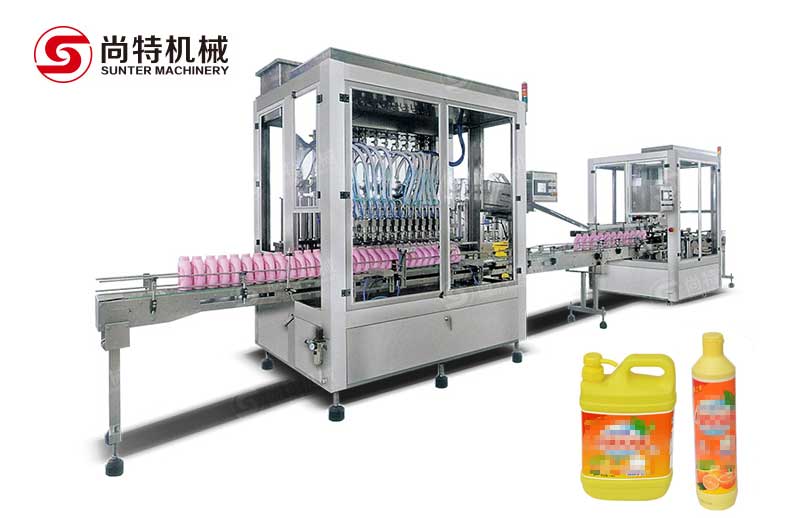 洗潔精灌裝機